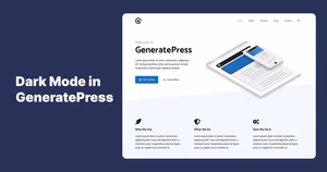 How to Add Dark Mode in GeneratePress (2026 Step-by-Step Guide)