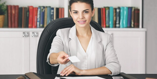 OUTSTANDING ACHIEVEMENT AWARD 2021 (1) Lawyer offering a business card