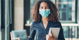 LAWFUL AND REASONABLE DIRECTION Worker wearing mask