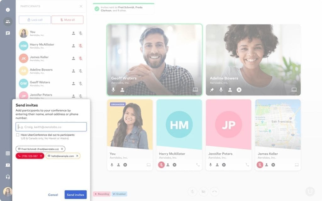 De 14 Beste Video Meeting Apps Voor Thuiswerkers uberconference beste video meeting app django vzw
