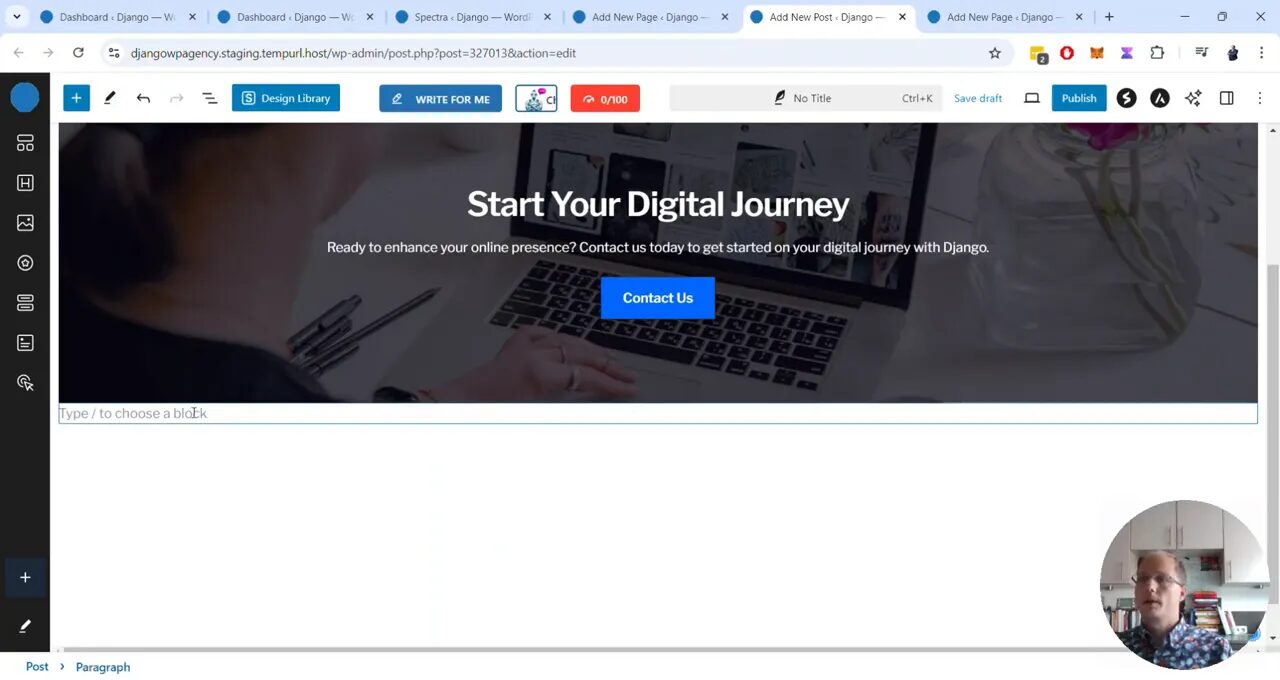 Build Your Freelance Website with WordPress AI in Under 60 Minutes Final touches on your freelance website