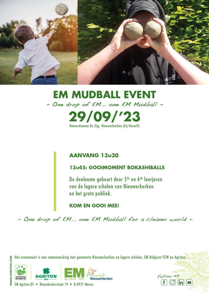 EM Mudball - bokashiballen gooien - nieuwe datum 29/09/2023 EMMudballEvent23 Programma2 724x1024