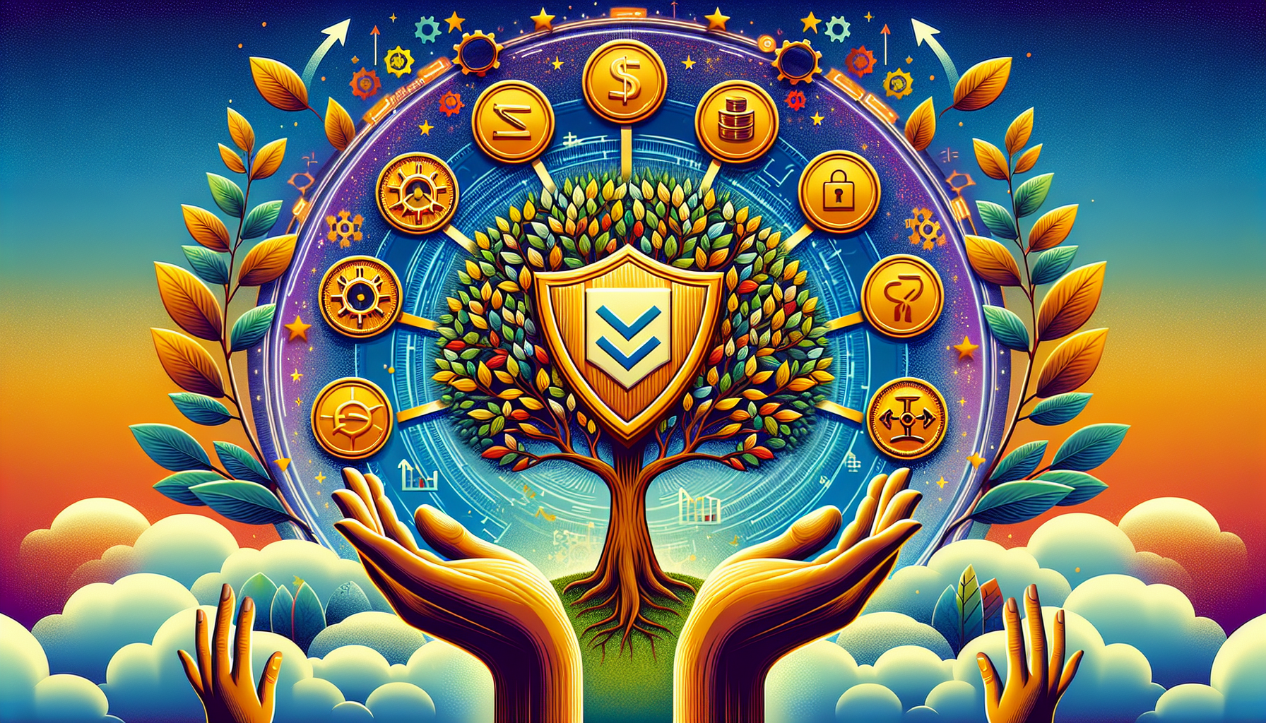 An illustration showing the benefits of strong ESG practices.