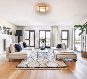 Contemporary Living Room Makeovers in Boca Raton, FL