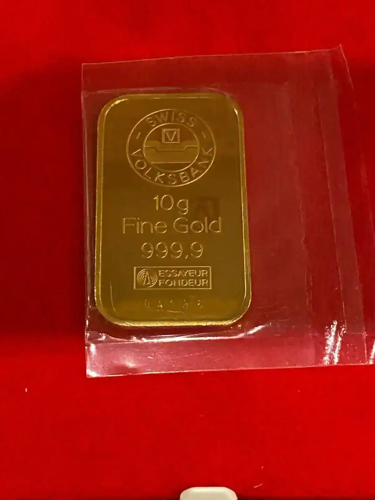 Lingot d’or suisse de 10 grammes