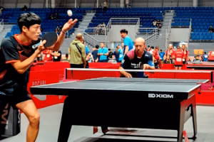 Costarricense Allan Calvo entre las 16 mejores parejas del mundo en Tenis de Mesa