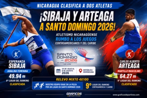 Sibaja y Arteaga clasificados a Santo Domingo 2026