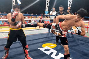 Boaco se estremece con kickboxing de calidad
