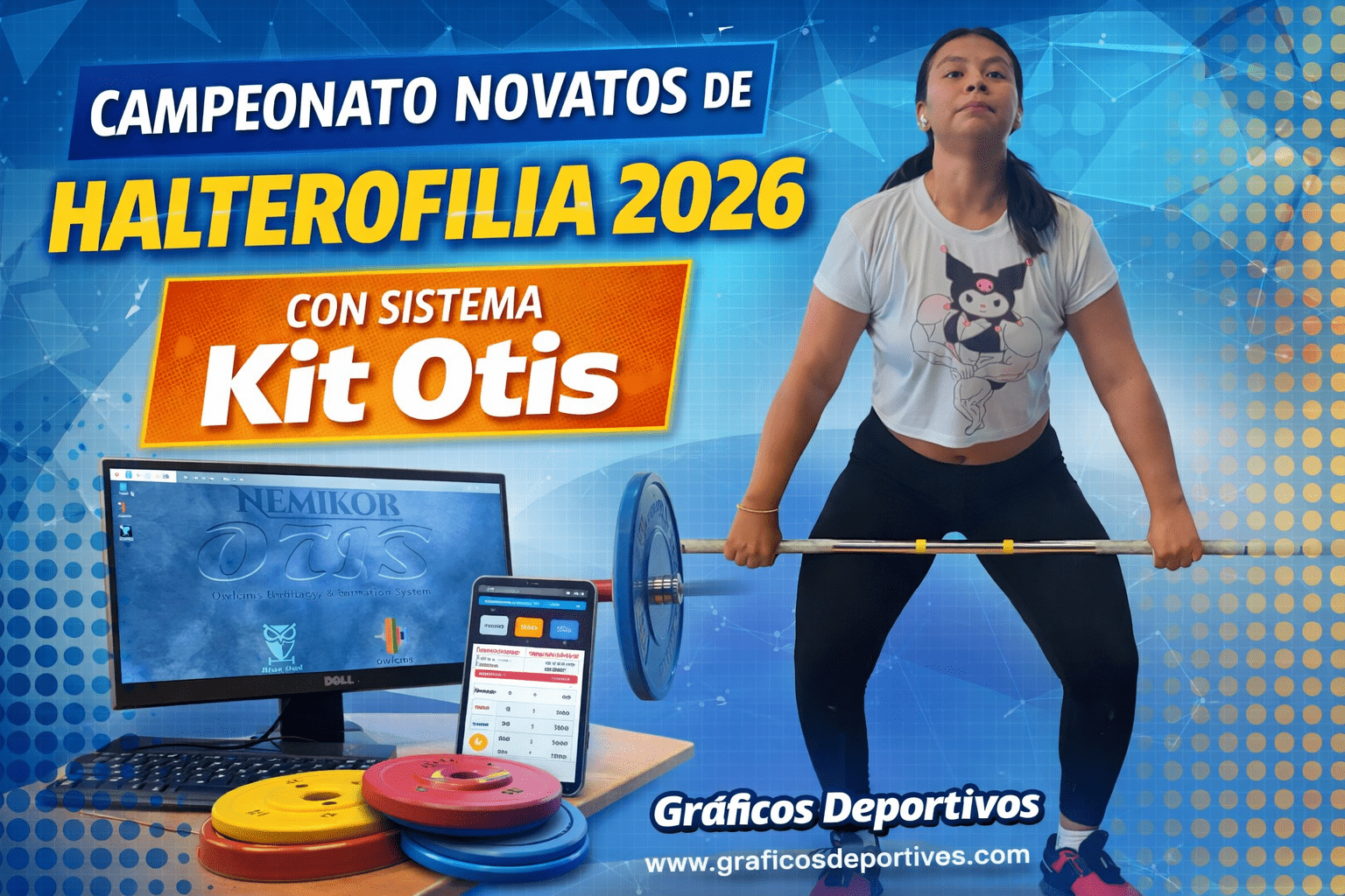 Pesas de Nicaragua estrena tecnología en Nacional de Novatos
