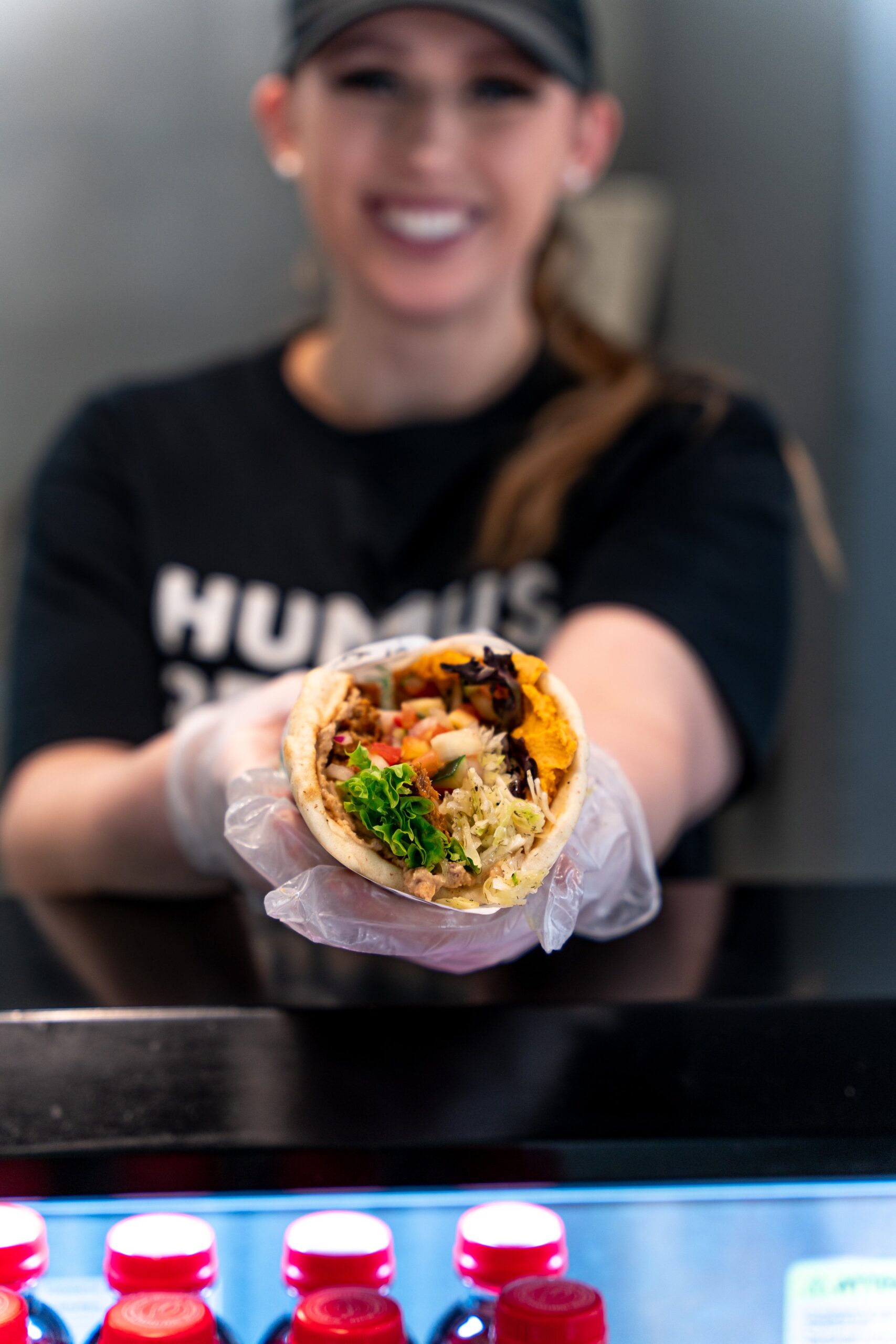 How SBA Loans Work for Restaurant Franchises — Step by Step A Hummus Republic fast-casual counter laid out for service, illustrating what a well-run franchise evaluation checklist for veterans candidate looks like in a real operating location