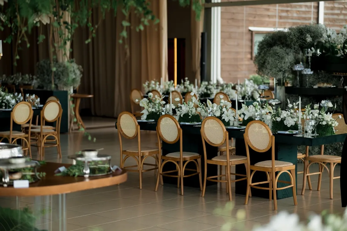 Elegant wedding reception with floral arrangements and stylish seating, highlighting the importance of special occasions.