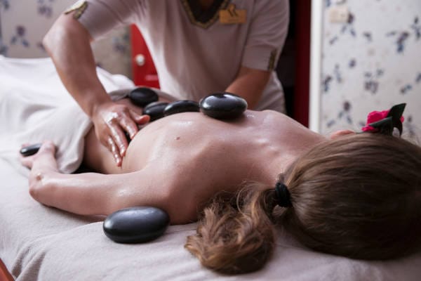 Los Angeles, CA 2 Hot stone massage