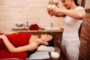 Sore, Stiff, and Bloated? How Post-Workout Neuromuscular Massage Helps You Reset 1 Treatment with oil