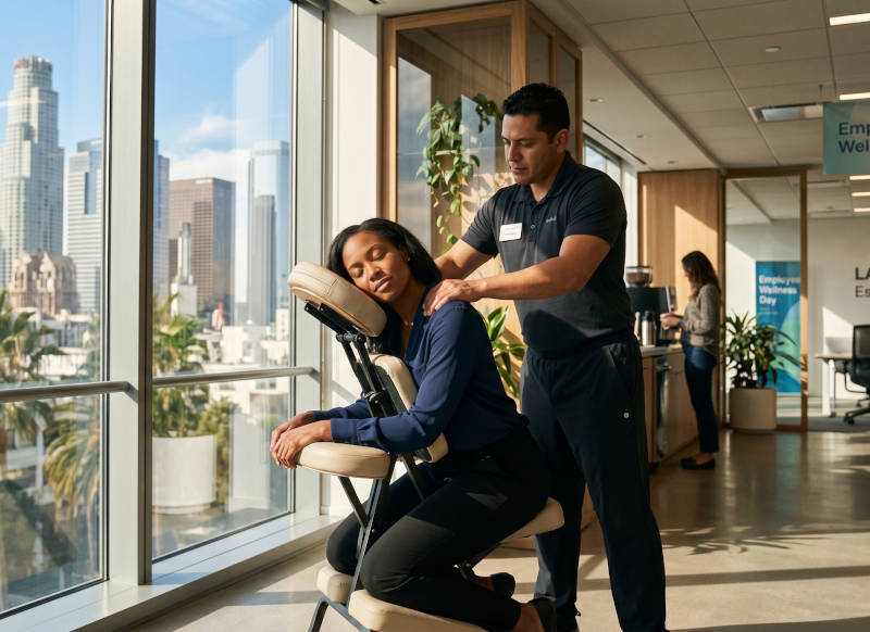 Employee & Teacher Appreciation in Los Angeles: Why Mobile Massage Is the Most Impactful Gift