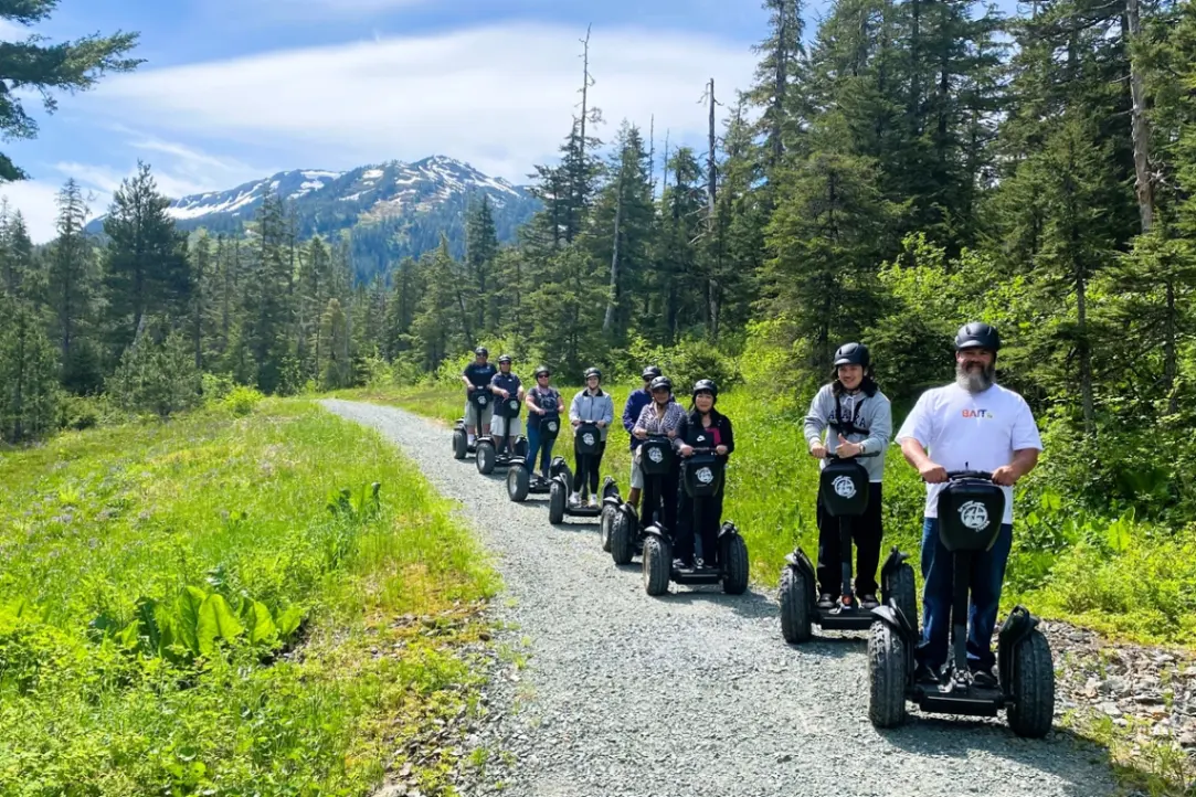 Your Ultimate Travel Guide to the Best Places to Visit in Alaska 2 Juneau alpine segway small group mountain tour smile 1200x800 1