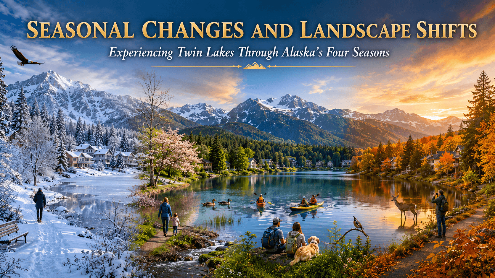 Twin Lakes in Juneau, Alaska: A Scenic Residential Pocket Surrounded by Mountains and Water 1 Seasonal Changes and Landscape Shifts