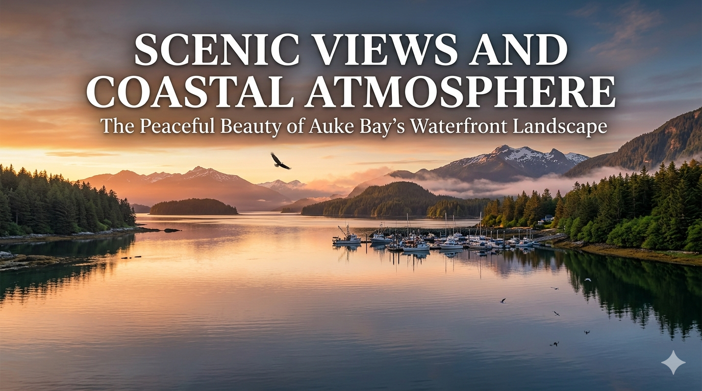 Auke Bay in Juneau, Alaska: A Coastal Gateway to Marine Life and Scenic Adventure 1 Scenic Views and Coastal Atmosphere