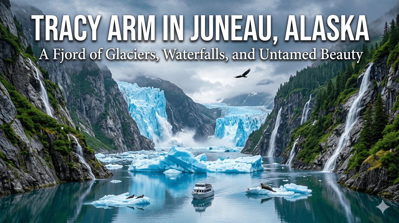 Tracy Arm in Juneau, Alaska: A Fjord of Glaciers, Waterfalls, and Untamed Beauty