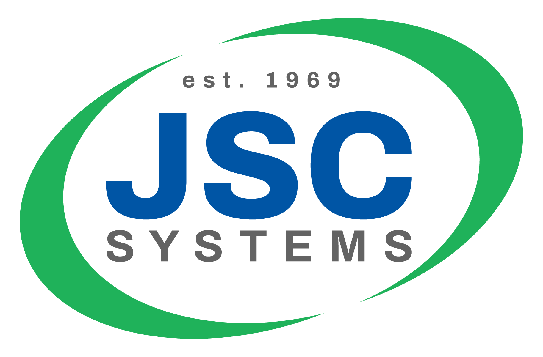 White background with subtle texture, possibly part of a design or branding element, from JSC Systems.