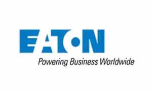 Logo of Eaton, a power management company, displayed on a white background.