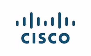 Cisco logo with a white background, representing the company's partnership with JSC Systems.