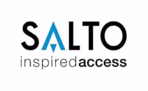 Logo of Salto, a partner featured on JSC Systems' website, displayed on a white background.