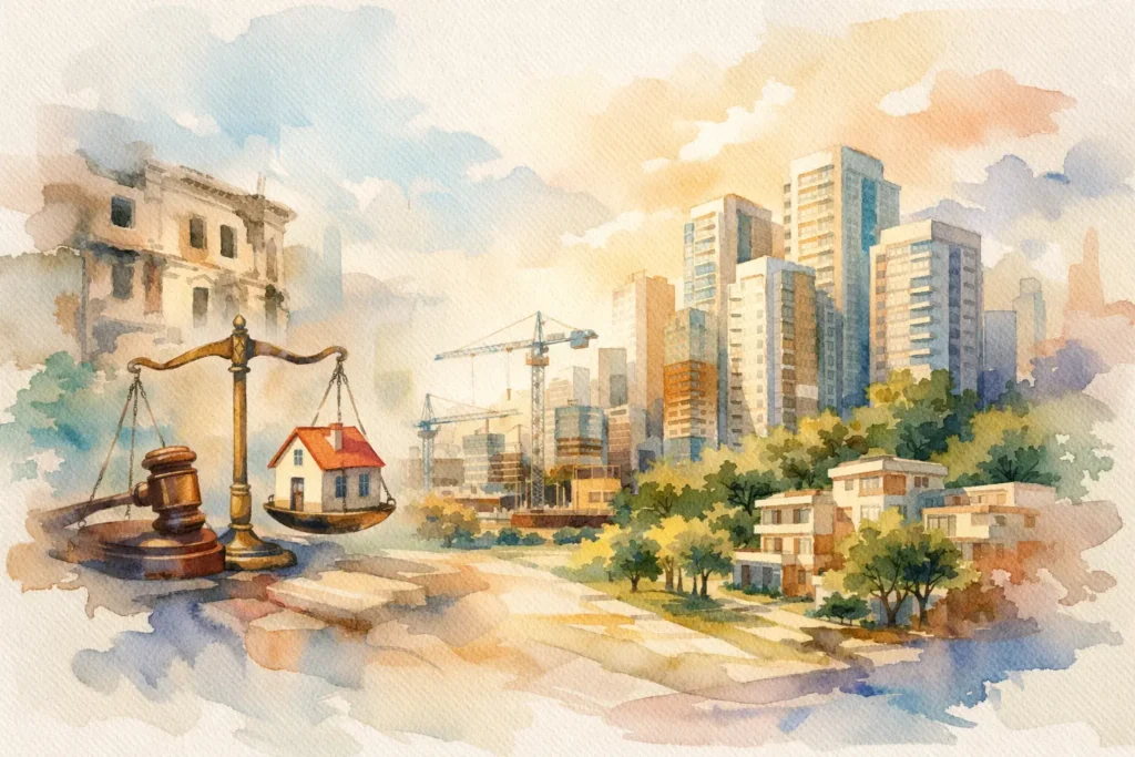 מדריך ליווי משפטי בהתחדשות עירונית