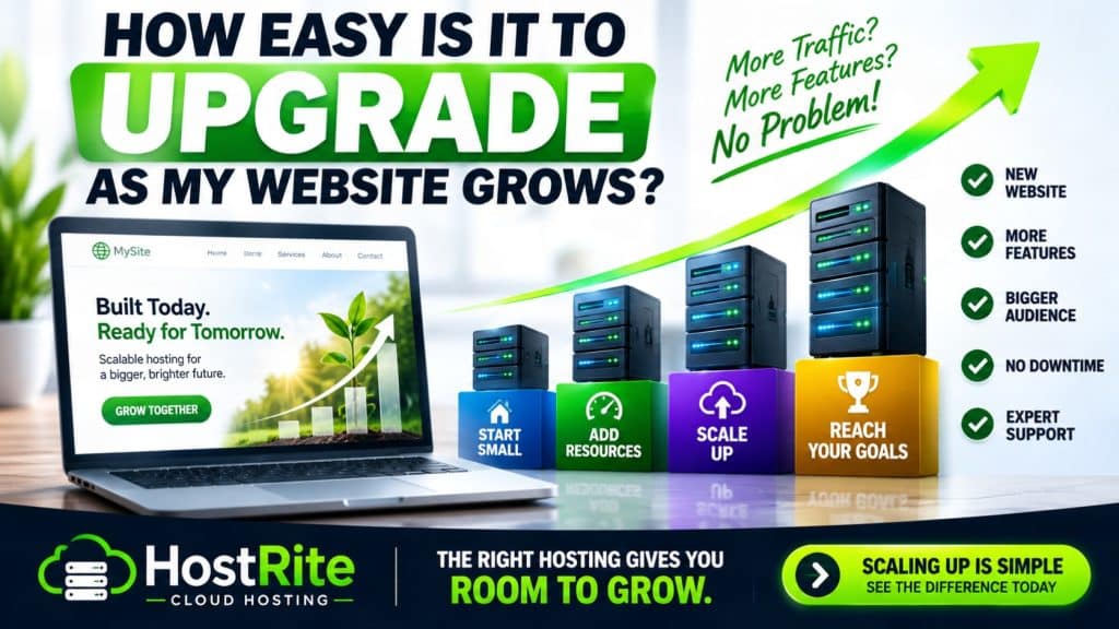 Website hosting scalability infographic hostrite news How to choose a hosting provider how easy is it to upgrade