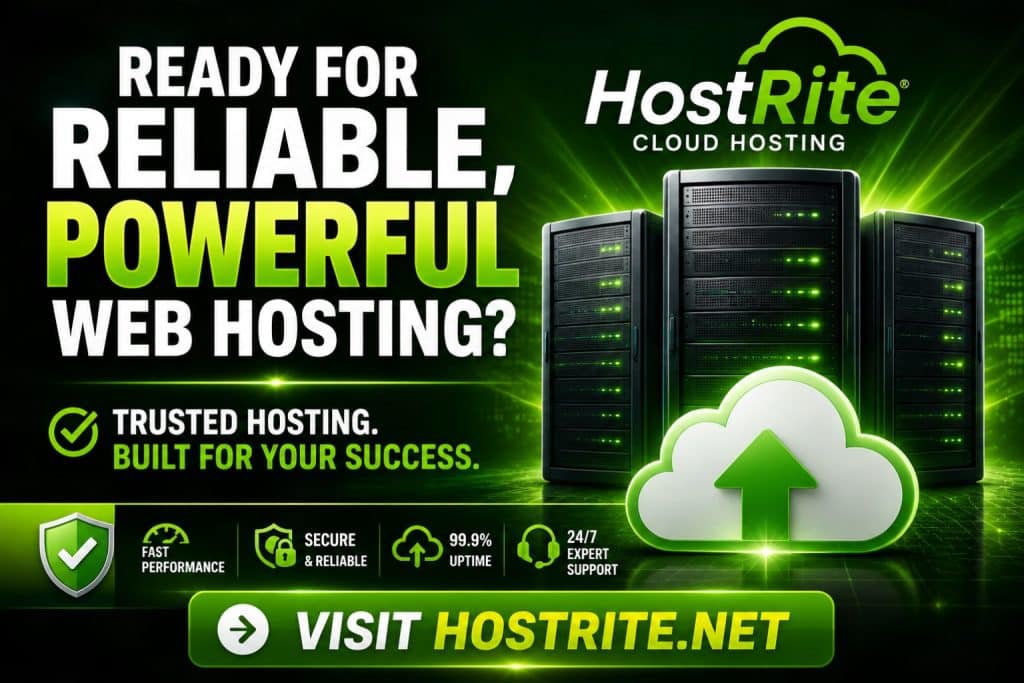 Hostrite cloud hosting promotional banner hostrite news Ready for reliable powerful unlimited web hosting