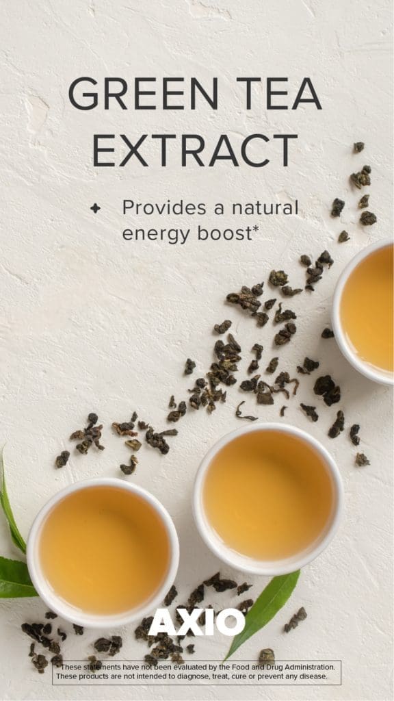 Revitalice Su Energía De Forma Natural: Libere el poder de Axio Drink 8 AXIO Extracto de té verde
