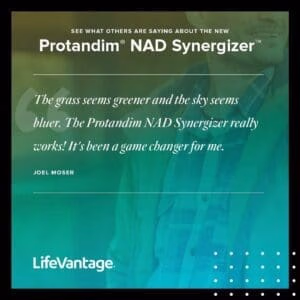 Protandim NAD Synergizer Testemunho Joel Moser 1080x1080