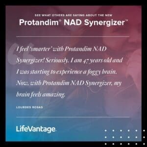 Protandim NAD Synergizer Testemunho Lourdes Rosas 1080x1080