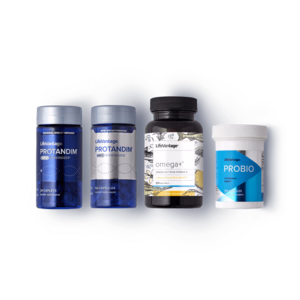 Home 1 LifeVantage Vitality Stack bottles