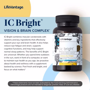 O que é o Ic Bright? 1 LifeVantage IC Benefícios brilhantes