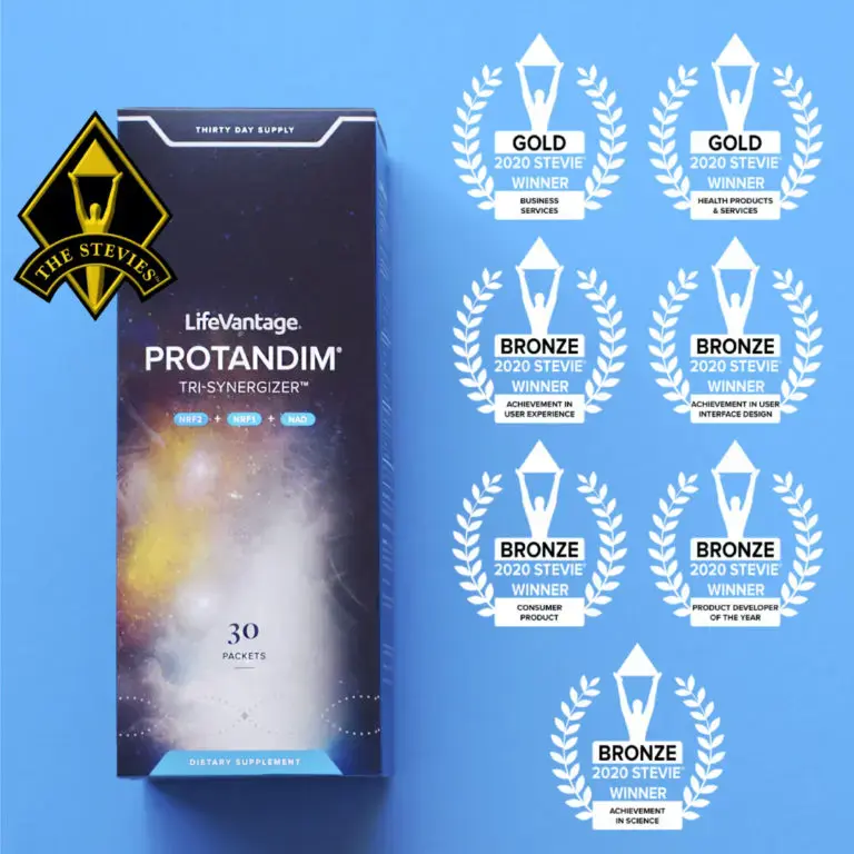 O que é o Protandim Tri-Synergizer? 1 LifeVantage Protandim Tri-Synergizer Prémios Stevie
