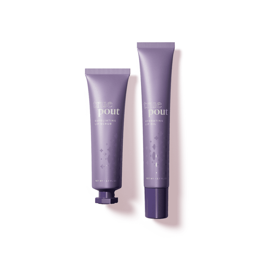 Say Goodbye To Dry Lips With The Best Lip Moisturizer Duo 3 TrueScience True Pout lip duo tubes