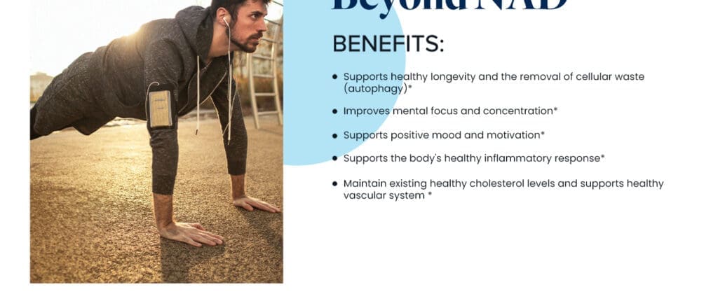 Unlock Longevity: Enhancing Your Health With Sirtuins Supplement 5 NAD Supplement Supports a Healthy Vascular System, Energy Supplements, and Focus Vitamins, NAD Supplements for Cellular Waste and Overall Health description 3