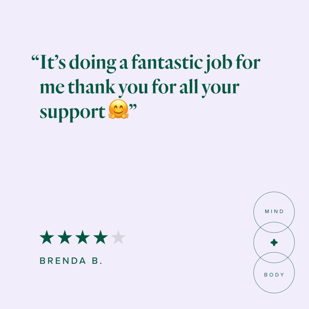 Best Mindbody Glp-1 Activation 19 MB Testimonial Brenda B