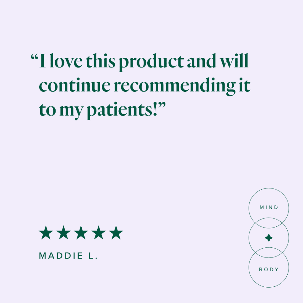 Best Mindbody Glp-1 Activation 27 MB Testimonial Maddie L