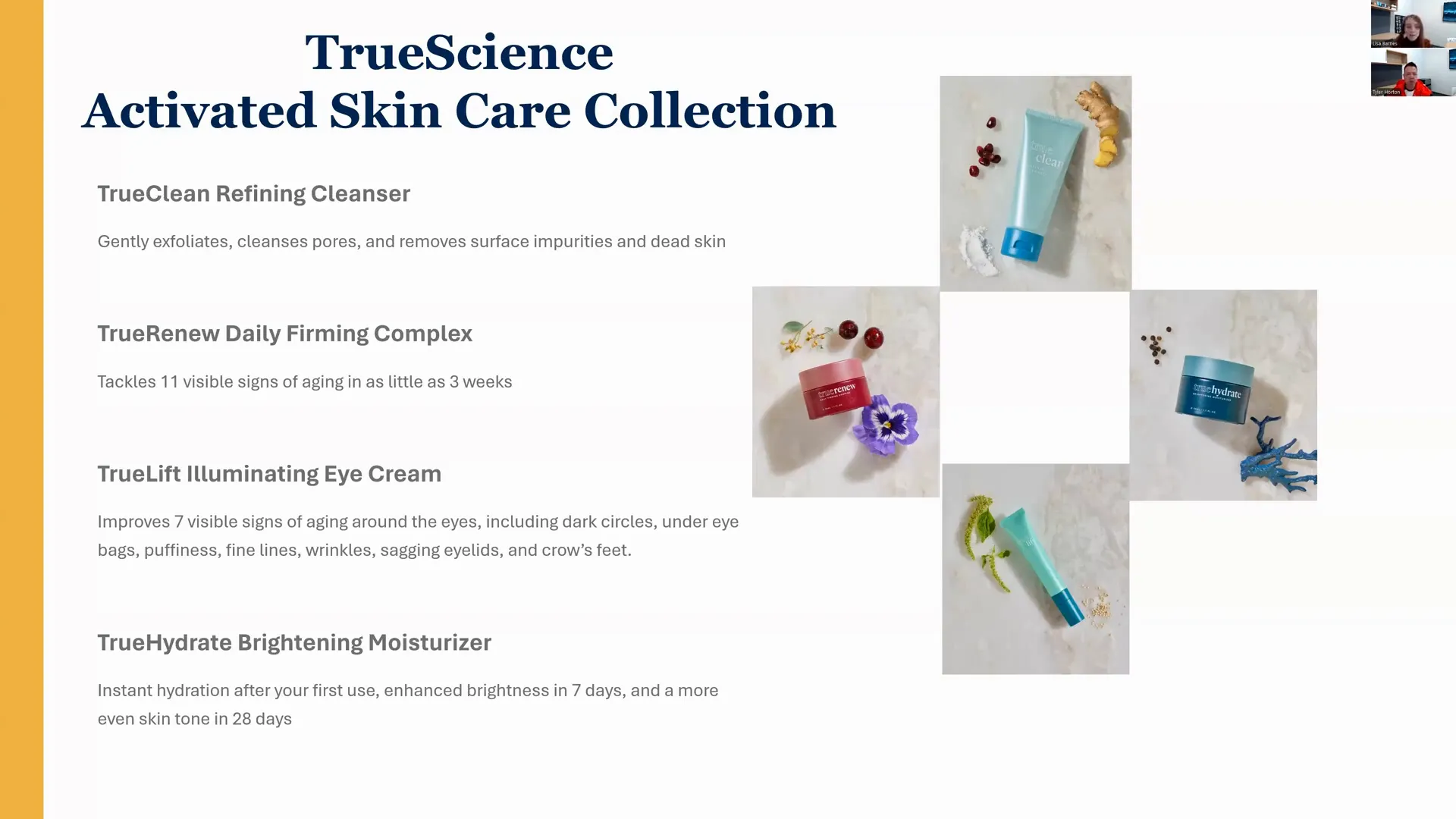 Antes Depois Resultados Truescience Activated Skin Care Collection | Nutrigenomics Store 1 Visão geral da linha de produtos TrueScience com vantagens