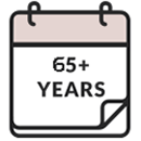 65+ years