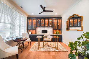 Custom home office Picture of custom home office