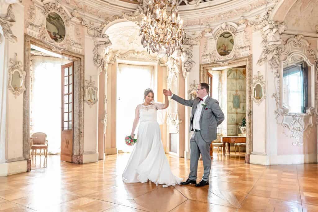 hochzeitsfotograf ludwigsburg brautpaar Hochzeit im Schloss Ludwigsburg