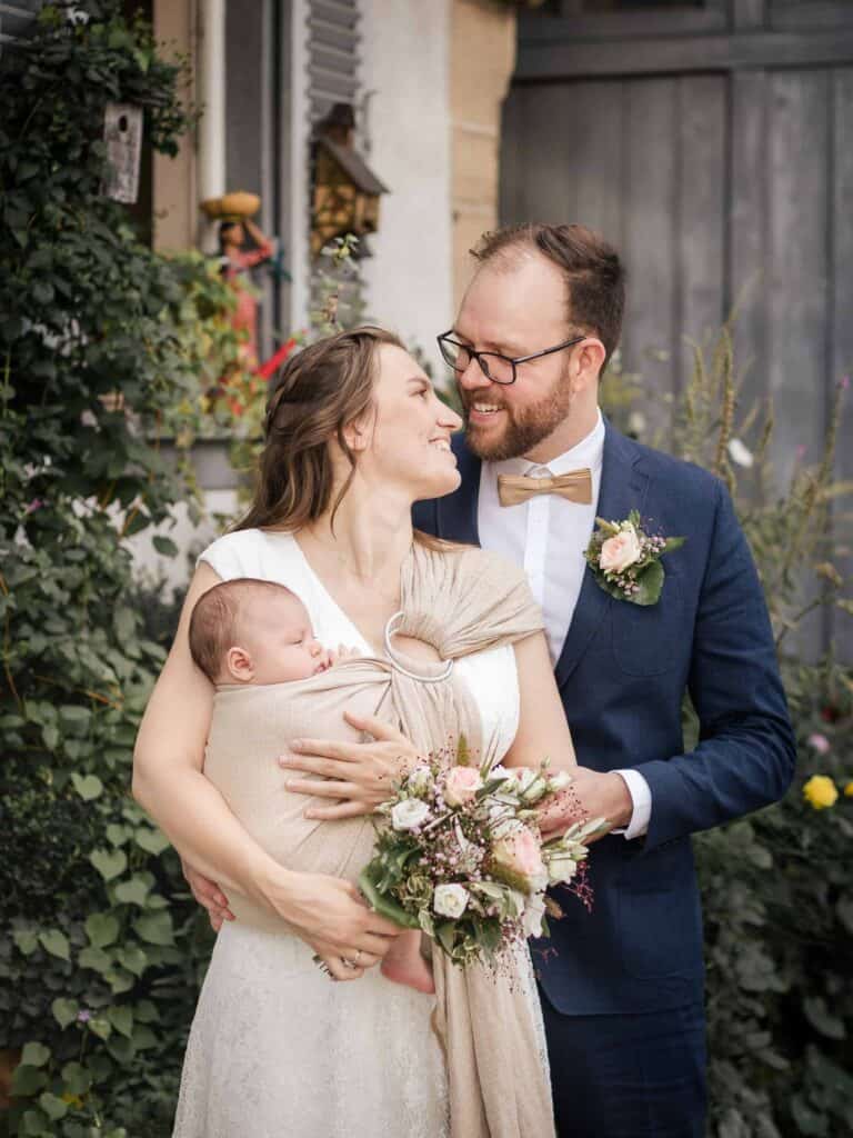 Kleine Hochzeit mit Hochzeitsfotograf in Böblingen