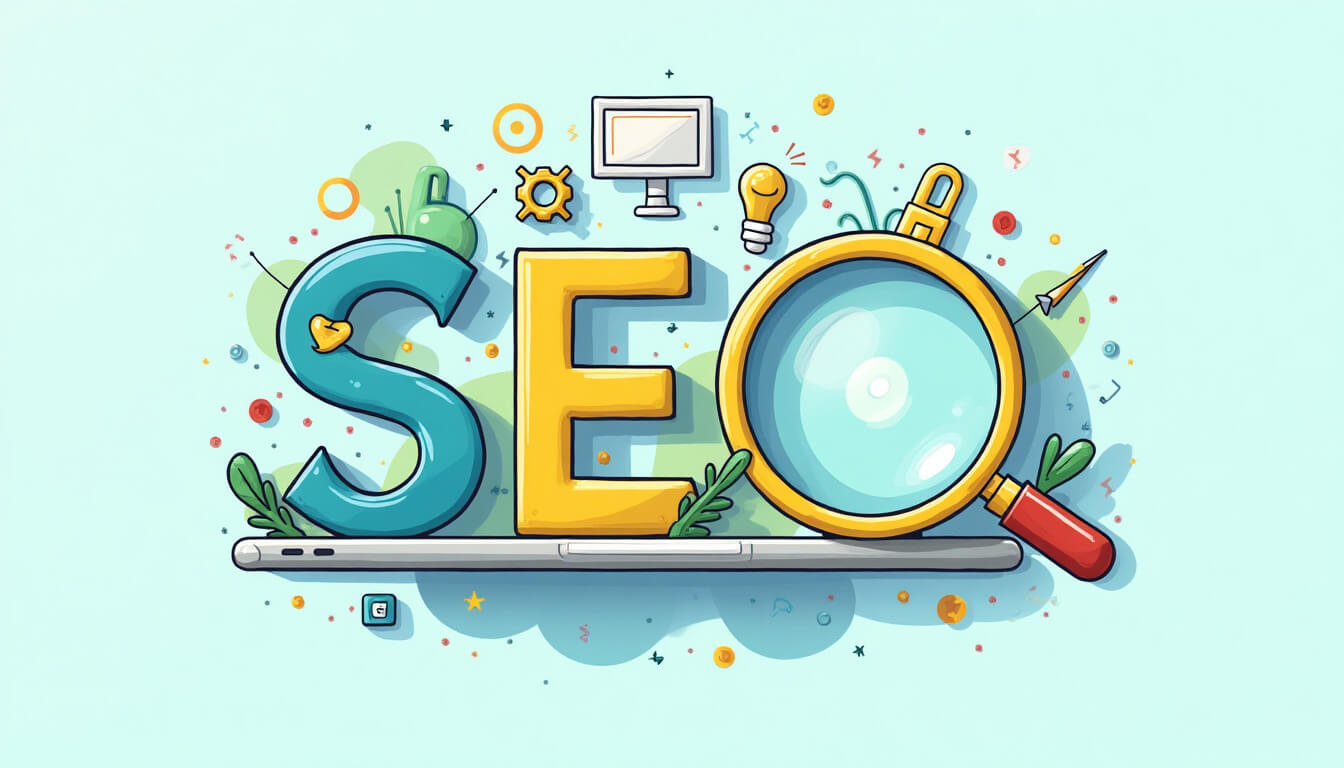 seo-content-article-1 Acronym SEO in a blue background with a tech background. Image Description: SEO Content Writing in Your Websites | Outrank Strategy