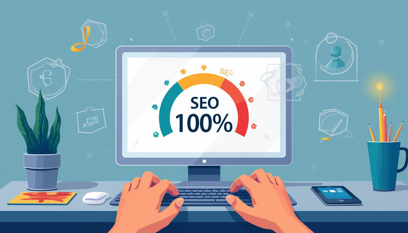 SEO Content Writing Explained: How It Drives Traffic, Rankings, and Growth 9 hands typing on a keyword and the monitor showing “SEO 100%” Image Description: Do SEO Tools Work? | Outrank Strategy