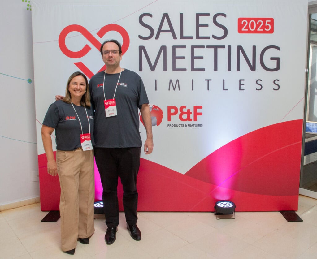 P&F Brazil team members standing for a photo at the 2025 Sales Meeting