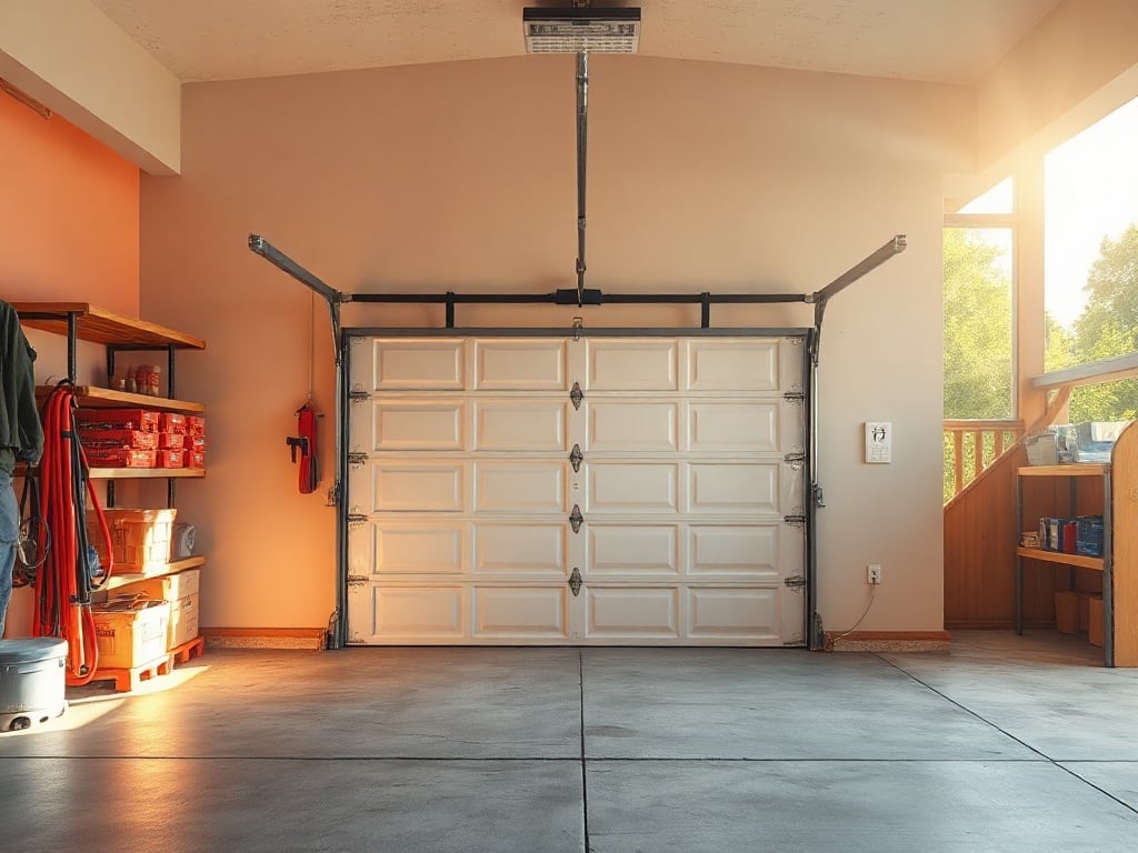 Garage Door Insulation Benefits Most Scottsdale Homeowners Overlook Interior view of an insulated garage door showing foam core construction that improves garage door service longevity and energy efficiency