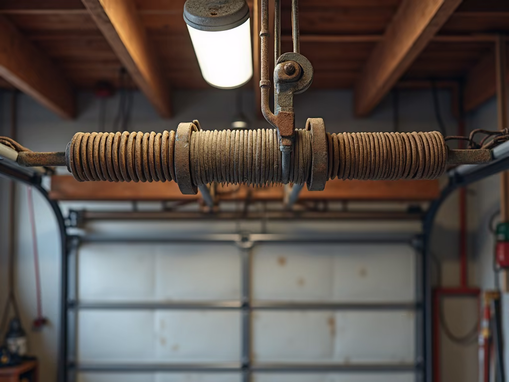 If Your Garage Door Won't Close at Night, It's Already Costing You More Than You Think A residential garage door stuck open at dusk in the Phoenix metro area, illustrating the urgent need for same day garage door repair before nightfall.
