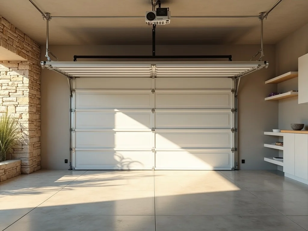 Paradise Valley, AZ Professional garage door repair service completed on a wide double-door system in a gated estate community near Lincoln Drive in Paradise Valley, AZ